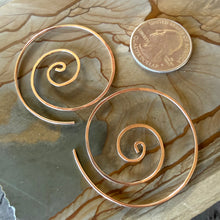 Load image into Gallery viewer, Handmade Spiral Earrings – Sterling Silver, Gold-Fill & Rose Gold-Fill