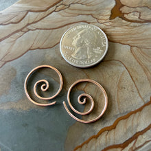 Load image into Gallery viewer, Handmade Spiral Earrings – Sterling Silver, Gold-Fill & Rose Gold-Fill