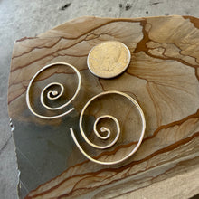 Load image into Gallery viewer, Handmade Spiral Earrings – Sterling Silver, Gold-Fill & Rose Gold-Fill