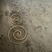 Load image into Gallery viewer, Handmade Spiral Earrings – Sterling Silver, Gold-Fill & Rose Gold-Fill