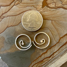 Load image into Gallery viewer, Handmade Spiral Earrings – Sterling Silver, Gold-Fill &amp; Rose Gold-Fill
