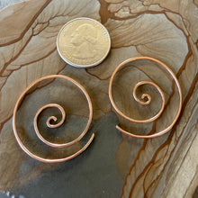 Load image into Gallery viewer, Handmade Spiral Earrings – Sterling Silver, Gold-Fill &amp; Rose Gold-Fill
