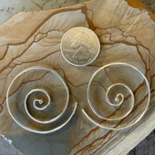 Load image into Gallery viewer, Handmade Spiral Earrings – Sterling Silver, Gold-Fill &amp; Rose Gold-Fill
